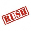 Rush Charge to Expedite the Making and /or Shipipng of an Item