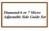 Akiles Diamond-6 or 7 Micro Adjustable Side Guide Set