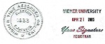 Widmer 776-E One Step Seal Embosser , Prints Date, Text, Signature, Title - Transcript Validator
