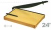 ERC Trio 24 inch Wood Base Guillotine Paper Trimmer (EX 3124)