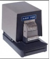 ABE 700 NC - Electric Perforator 2 Lines- 6 Wheel Number w/Top or Bottom Fixed Line w/6-7 Characters