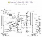 LAWSON L-19 THUMB SCREW FOR DRILL HEADS