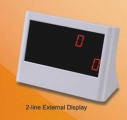 TBS CD-1000 2-Line External Display accessory for the CD-1000 money counter