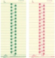 Acroprint 09-3104-000 Semi-Monthly/Monthly Time Cards (Box of 1000)