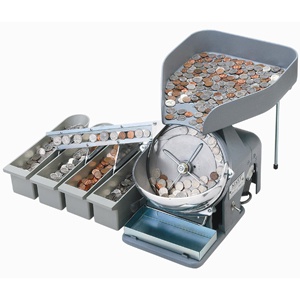 Klopp CE Electric Coin Counter, Wrapper And Bagger - Money Machines