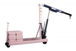 Beech Reversed Telescopic Boom Floor Crane B-500CW 500 Lb. Capacity 31 Inch. W