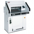 MBM Triumph 5560 LT1 21-5/8 inch Programmable Hydraulic Paper Cutter with Air Tables (CU0497V)