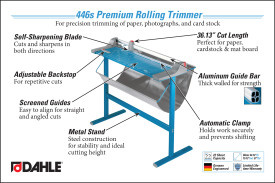 Dahle 564 14-1/2 Premium Guillotine w/ Laser Guide 1 /Each