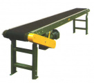 Conveyors | Preferred Pack PP-180PBC 15 Feet Long and 10 Inches Wide Smooth Black Power Belted Conveyor