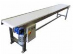 Conveyor | Preferred Pack Model # PP72-18B Powder Coated Frame FDA Food Grade Belting