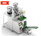 Vertical Kit Packaging | Preferred Pack PP-60D2 Counting & Packing Machine with Dual Vibratory Feeder Bowls