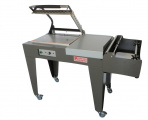 SHRINKWRAP MACHINE- Preferred Pack PP1519LM Semi Auto L-Sealer Shrinkwrapper with Magnetic Hold Down