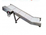 Conveyor | Preferred Pack Model # INC-W52-9 Incline Conveyor with White Plastic Belt with Cleats
