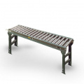 Conveyor | Preferred Pack Model # PP60LD-GR-15-3 Light Duty Steel Straight Ciravity Roller Conveyors (1.375 Inch rollers)