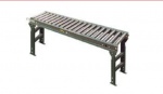 Conveyor | Preferred Pack Model # PP6OHD-GR-18-4.5 Heavy Duty Steel Straight Gravity Roller Conveyors (1.9 Inch rollers)