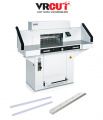 MBM Triumph 5560 LT1 21-5/8 inch Programmable Hydraulic Paper Cutter with Air Tables Package (CU0497VP)