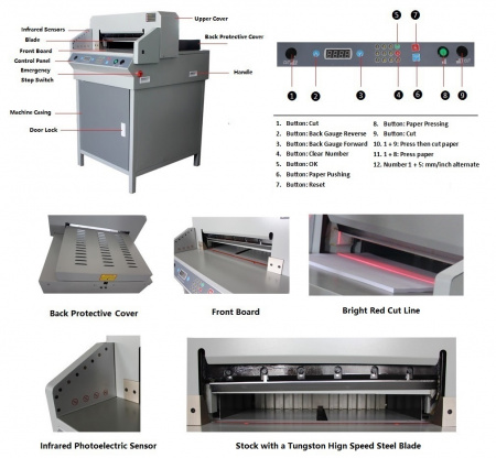 Blade for Erc 450EP Light-Duty Electric Paper Cutter