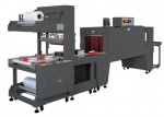 Preferred Pack Model PP-6030Z Automatic In-Line Poly Bundler/Sleeve Wrapper with Model PP-99070M Shrink Tunnel. This system is a Fully Automatic In-L