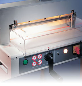 ERC Trio EX3951 17 Inch Cut Length 400 Sheet Automatic Electric Stack Guillotine  Paper Cutter